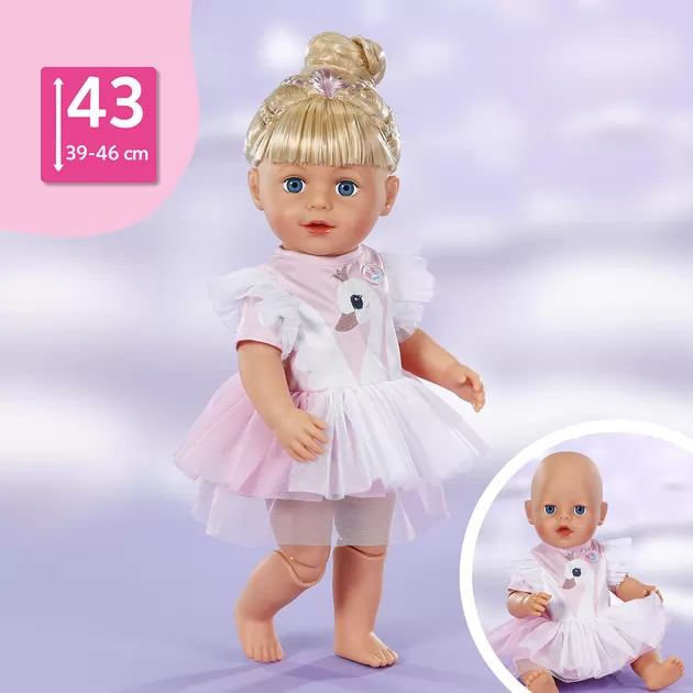 Одежда для куклы Baby Born &ndash; Платье с лебедем (43 см)