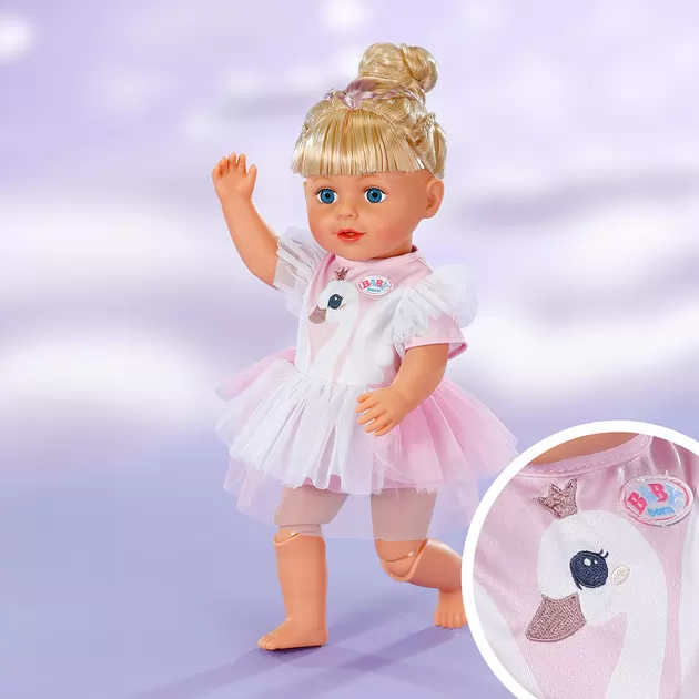 Одежда для куклы Baby Born &ndash; Платье с лебедем (43 см)