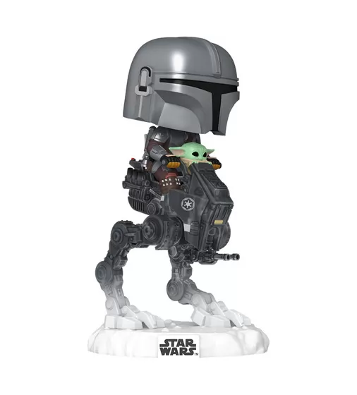 Ігрова фігурка Funko POP! Rides серії Мандалорець і Ґроґу - Мандо з Ґроґу на всюдиході - 90812_2.jpg - № 2