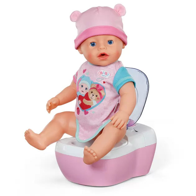 Інтерактивний унітазик для ляльки Baby Born &ndash; Маленький туалет (звук)