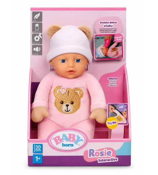 Інтерактивна лялька Baby Born &ndash; Розі (30 см) - 840481_1.jpg - № 1