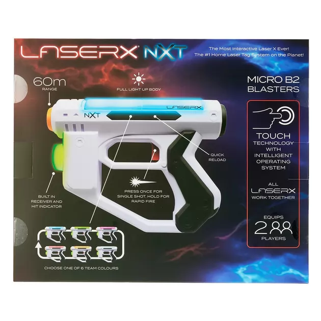 Игровой набор для лазерных боев &ndash; Laser X NXT Micro для двух игроков