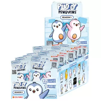 Дисплей фігурок-сюрпризів Cool Things серії Pudgy Penguins - Пригоди пінгвіна Пакса (24 шт.)
