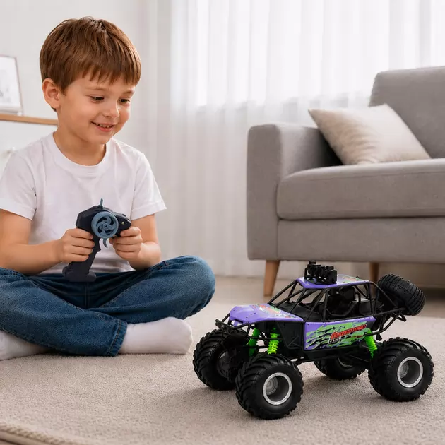 Автомобиль KS Drive на р/у - Beast Runner (2.4 GHz, аккум. 7.4 V, сиреневый)