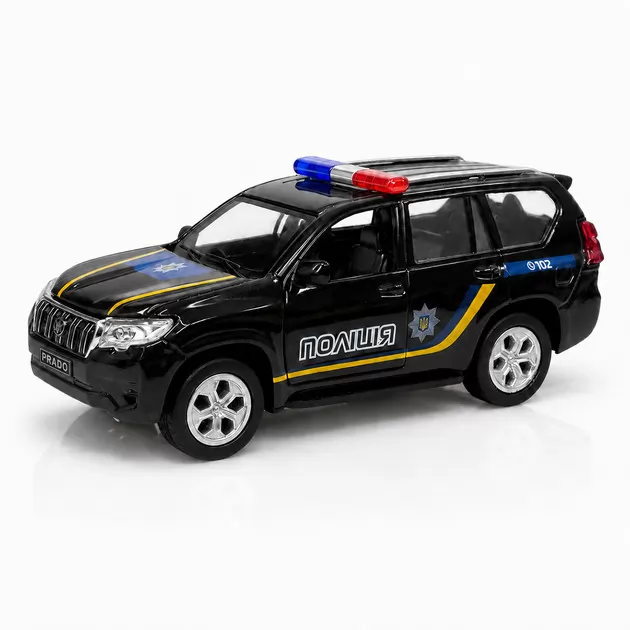 Автомодель &ndash; Toyota Prado Полиция (черный)