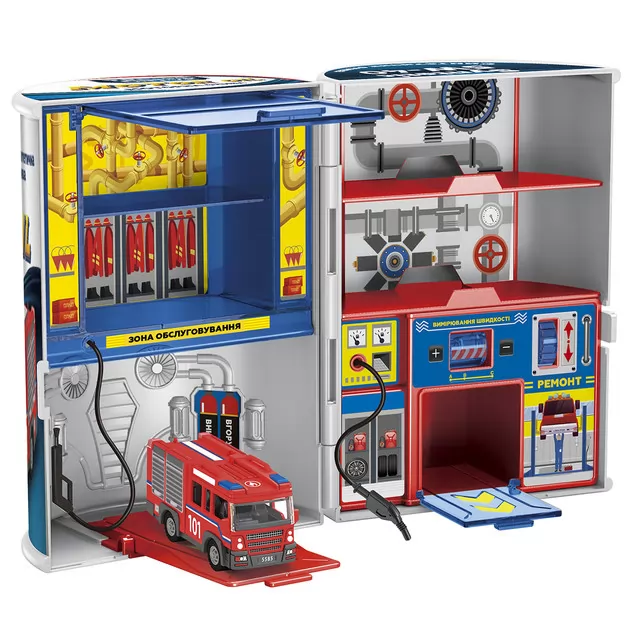 Игровой набор Motor Oil - Автосервис с мини-моделью Измени Цвет (в ассорт.)