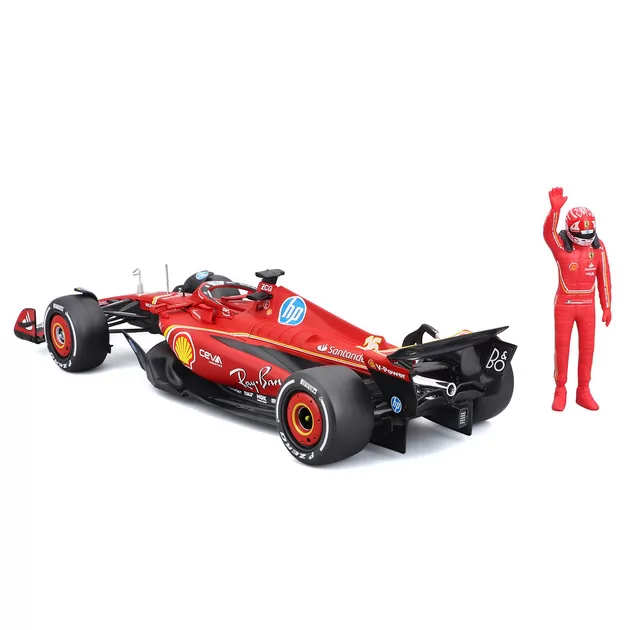 Автомодель з фігуркою &ndash; Ferrari SF-24 (2024) (1:24)