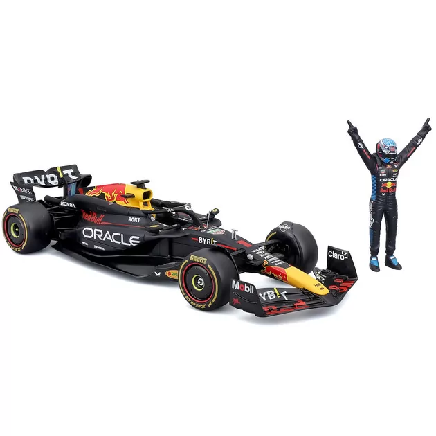 Автомодель с фигуркой &ndash; Oracle Red Bull Racing RB20 (2024) (1:24)
