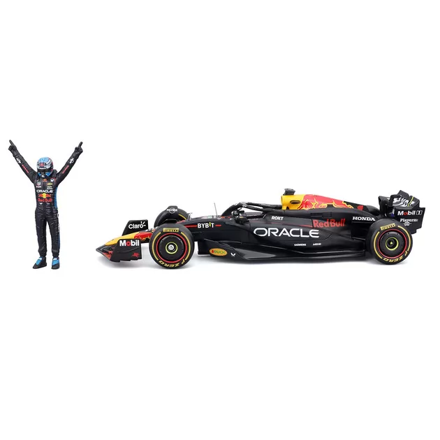 Автомодель с фигуркой &ndash; Oracle Red Bull Racing RB20 (2024) (1:24)