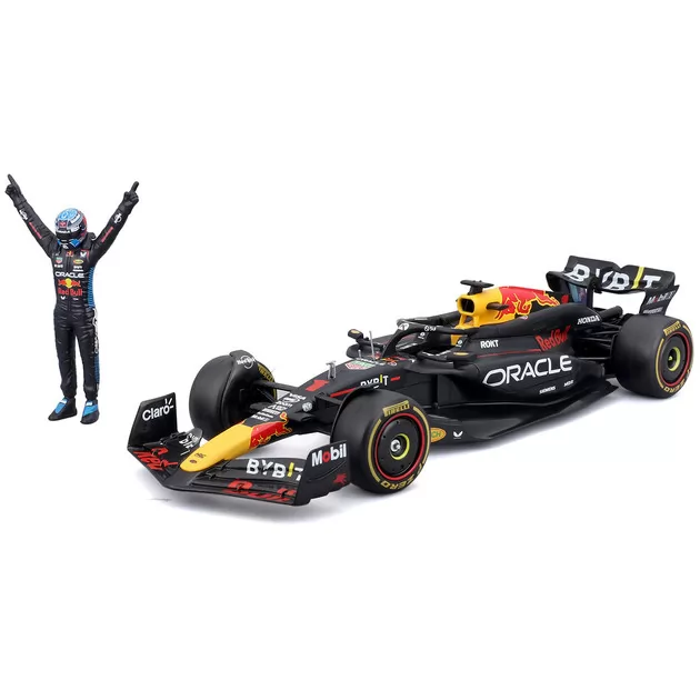 Автомодель с фигуркой &ndash; Oracle Red Bull Racing RB20 (2024) (1:24)