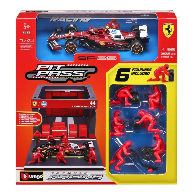 Игровой набор - Pit Pass Ferrari SF-25 (1:43)