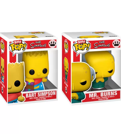 Набор игровых фигурок Bitty POP! серии Симпсоны" &ndash; Барт и Мистер Бёрнс" - 94216_2.jpg - № 2