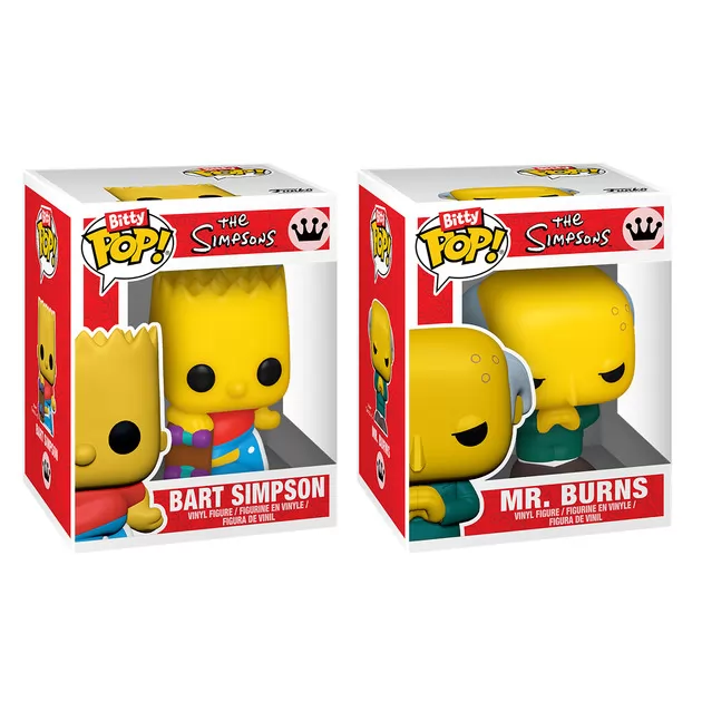 Набор игровых фигурок Bitty POP! серии Симпсоны" &ndash; Барт и Мистер Бёрнс"