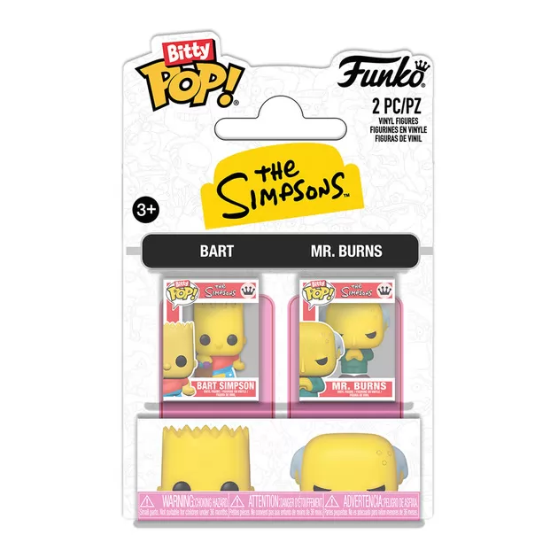 Набор игровых фигурок Bitty POP! серии Симпсоны" &ndash; Барт и Мистер Бёрнс"