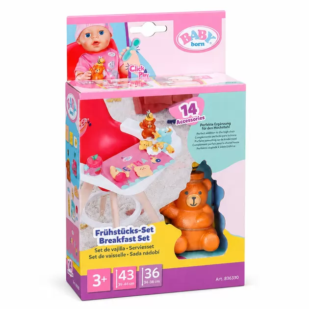 Игровой набор Baby Born серии Click & Play" &ndash; Завтрак для куклы"