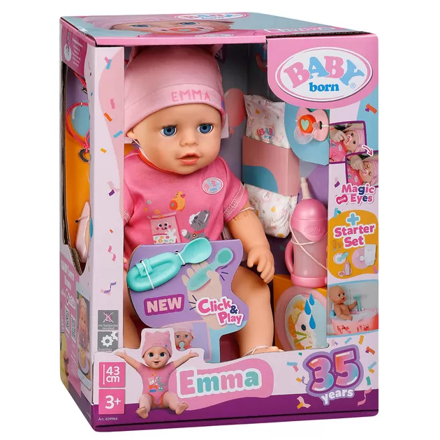 Кукла Baby Born серии Click and Play" &ndash; Эмма"