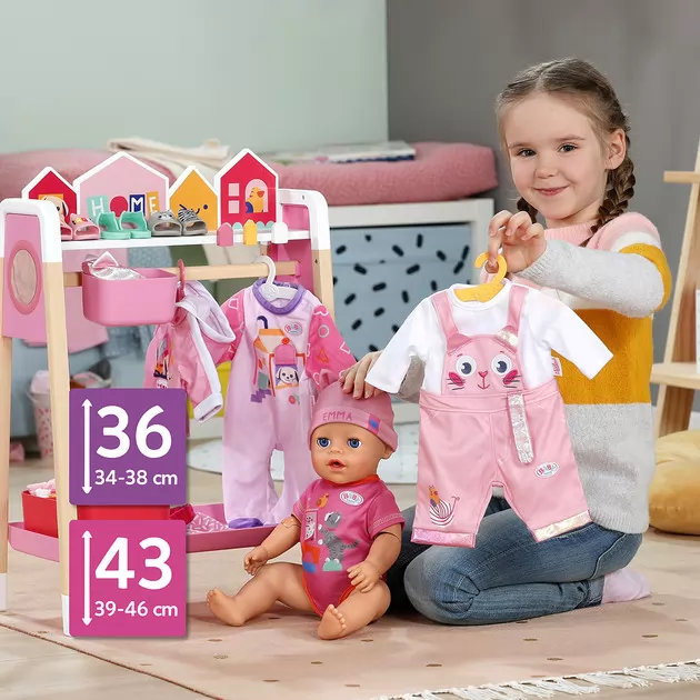 Игровой набор Baby Born &ndash; Стильная стойка для одежды