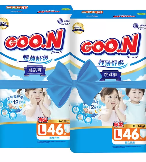 Трусики-підгузки Goo.N Slim & Comfortable (розмір 4(L), 9-14 кг, 92 шт) - 21001092-2_1.jpg - № 1
