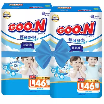 Трусики-подгузники Goo.N Slim & Comfortable (размер 4(L), 9-14 кг, 92 шт)