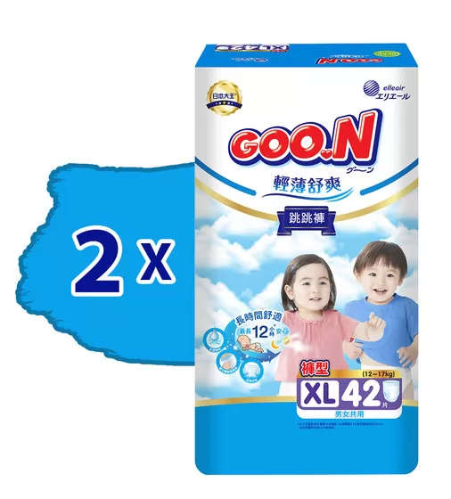 Трусики-підгузки Goo.N Slim & Comfortable (розмір 5(XL), 12-17 кг, 84 шт) - 21001093-2_2.jpg - № 2