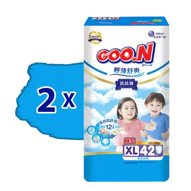 Трусики-підгузки Goo.N Slim & Comfortable (розмір 5(XL), 12-17 кг, 84 шт)