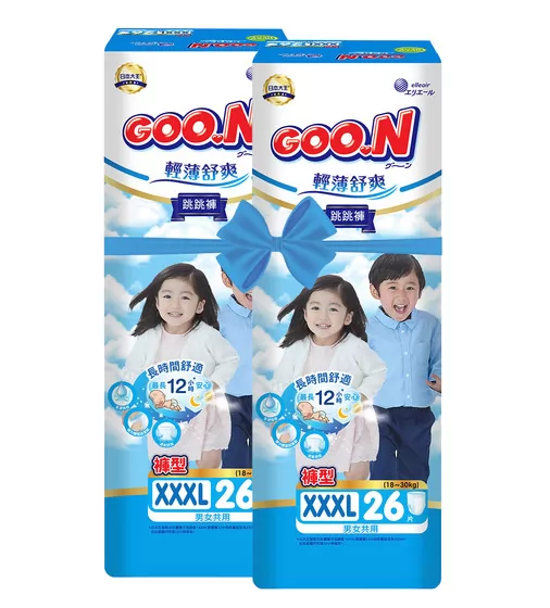 Трусики-подгузники Goo.N Slim & Comfortable (размер 7(XXXL), 18-30 кг, 52 шт) - 21001095-2_1.jpg - № 1