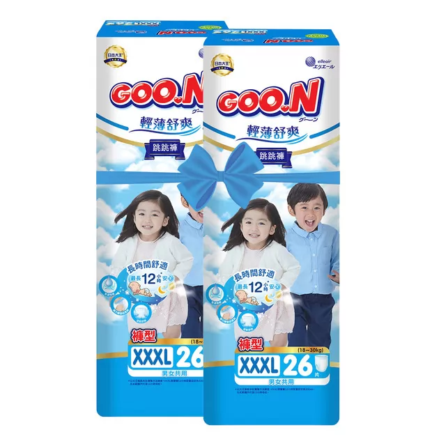 Трусики-подгузники Goo.N Slim & Comfortable (размер 7(XXXL), 18-30 кг, 52 шт)