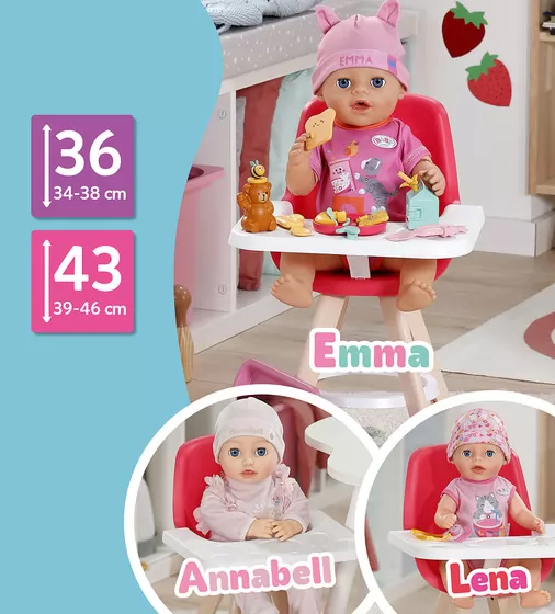 Стільчик для ляльки Baby Born &ndash; Час годування - 839744_6.jpg - № 6