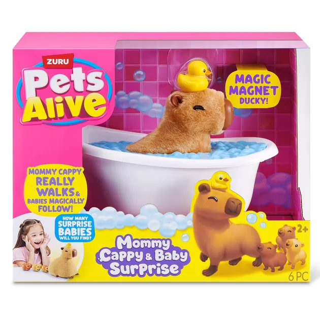 Інтерактивний ігровий набір Pets Alive &ndash; Мама капібара з сюрпризом