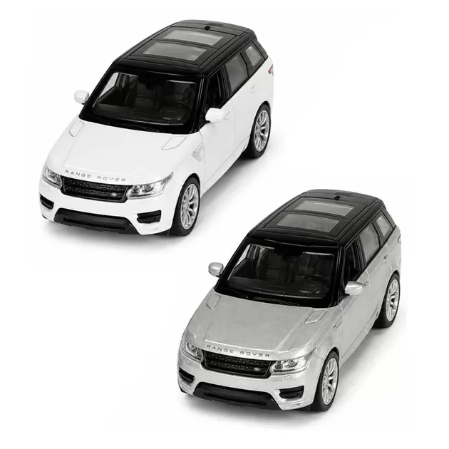 Автомодель &ndash; Land Rover Range Rover Sport (серый, белый)