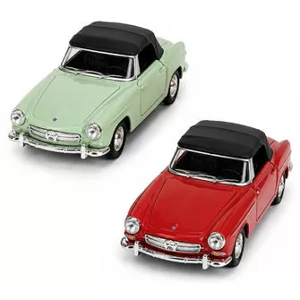 Автомодель – 1955 Mercedes-Benz 190 SL (зелёный, красный)