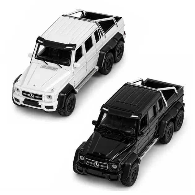 Автомодель &ndash; Mercedes‑Benz G 63 AMG 6x6 (белый, чёрный)