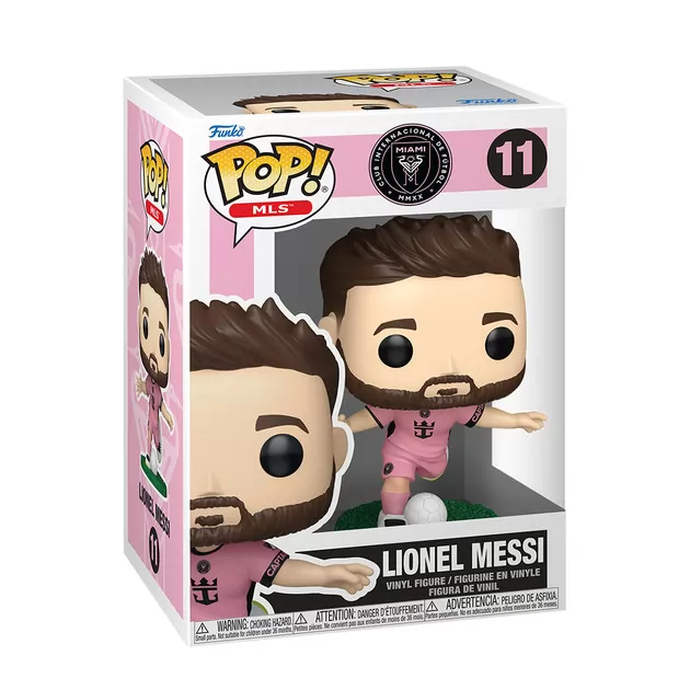 Ігрова фігурка Funko POP! серії Футбол: Інтер Маямі - Ліонель Мессі (рожева форма)
