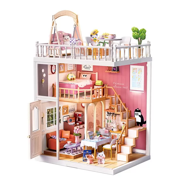 Конструктор-румбокс Mini House серии Вилла &ndash; Дом мечты (свет)