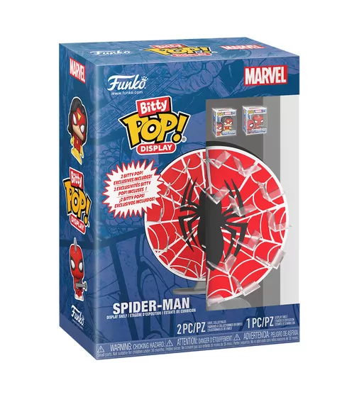 Дисплей для коллекционирования Bitty POP! серии Marvel - Человек-паук (2 фигурки, дисплей) - 85512_1.jpg - № 1