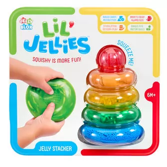 Сенсорный конструктор Jelly Blox серии Lil' Jellies - Пирамидка-цветняшка