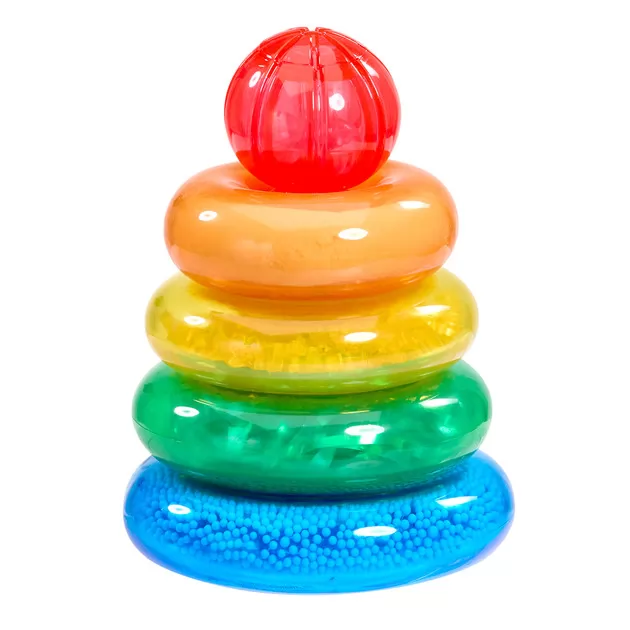 Сенсорный конструктор Jelly Blox серии Lil' Jellies - Пирамидка-цветняшка