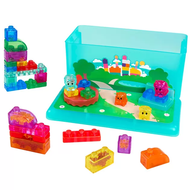 Сенсорний конструктор Jelly Blox - У кейсі 2 в 1: ігровий майданчик