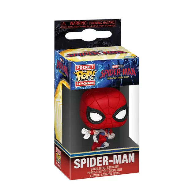 Игровая фигурка на клипсе Funko POP! серии Человек-паук: Новый день - Человек-паук
