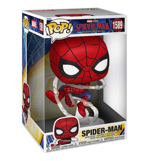 Игровая фигурка Funko POP! серии Человек-паук: Новый день - Человек-паук (25 см) - 83966_1.jpg - № 1