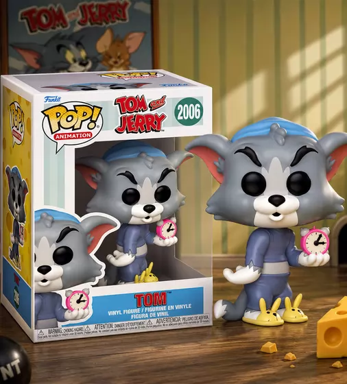 Ігрова фігурка Funko POP! серії Том і Джеррі S4 - Том з будильником - 86282_3.jpg - № 3