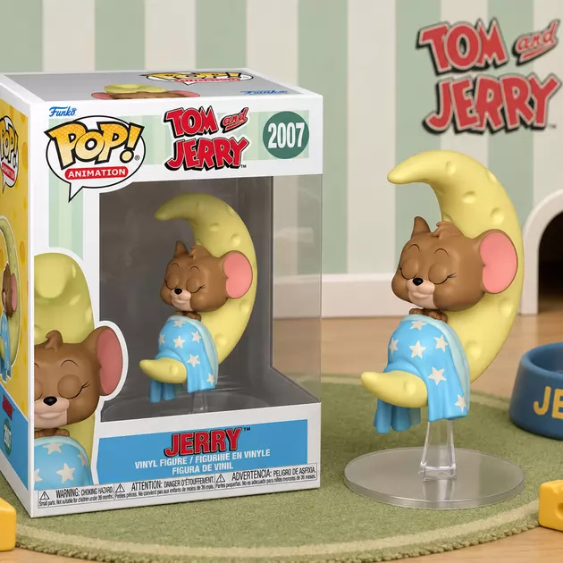 Ігрова фігурка Funko POP! серії Том і Джеррі S4 - Джеррі на сирному місяці