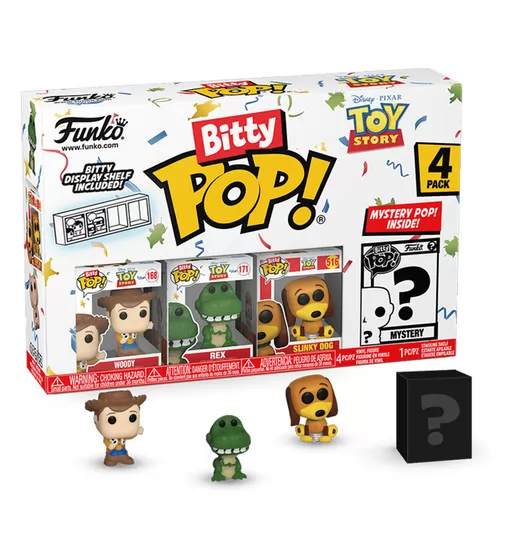 Набір ігрових фігурок Bitty POP! серії Історія іграшок - Вуді (4 фігурки в ас.) - 73042_1.jpg - № 1