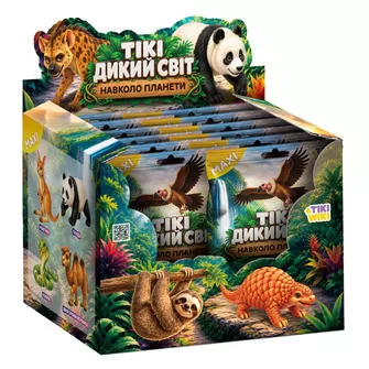 Дисплей стретч-игрушек Tiki Wiki – Тики Дикий Мир: Вокруг Планеты (9 шт.)