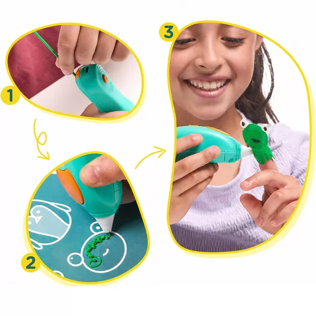 3D-ручка 3Doodler Start Plus для детского творчества - Креатив Плюс (72 стержня)