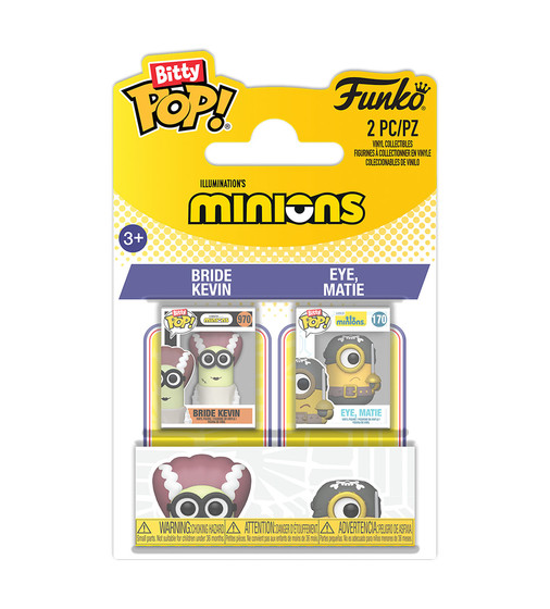 Набор игровых фигурок Bitty POP! серии Миньйоны - Кэвин и Пират - 94224_1.jpg - № 1