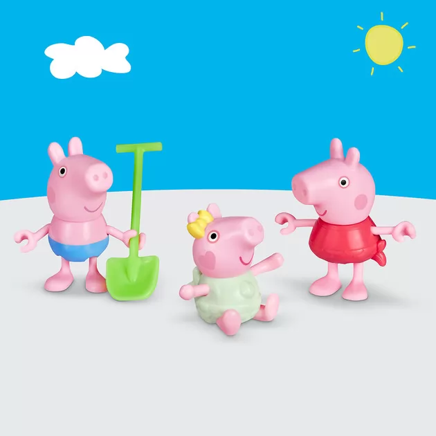 Ігровий набір Peppa Figurines &ndash; Три маленькі свинки на пляжі