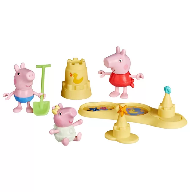 Ігровий набір Peppa Figurines &ndash; Три маленькі свинки на пляжі