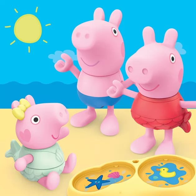 Ігровий набір Peppa Figurines &ndash; Три маленькі свинки на пляжі