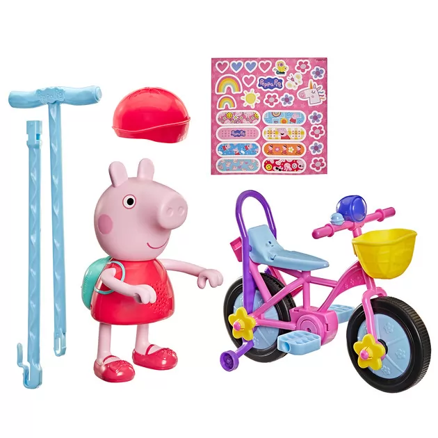 Интерактивный игровой набор Peppa &ndash; Пеппа на велосипеде
